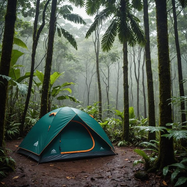 Comment choisir une tente adaptée pour un camping sous la pluie en forêt tropicale?